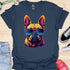 Retro Frenchie with Sunglasses - V2 - Retro Two T-Shirt